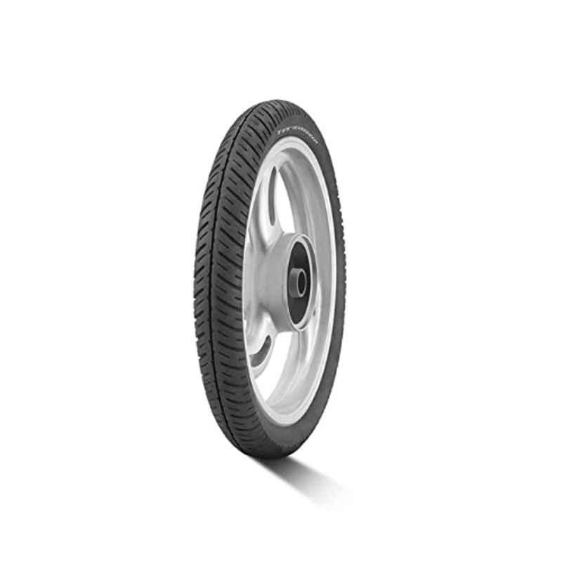 TVS Eurogrip 2.75-18 42P 4PR?ATT 525M Front Black Tube Type Bike Tyre, 3MCY9027829410