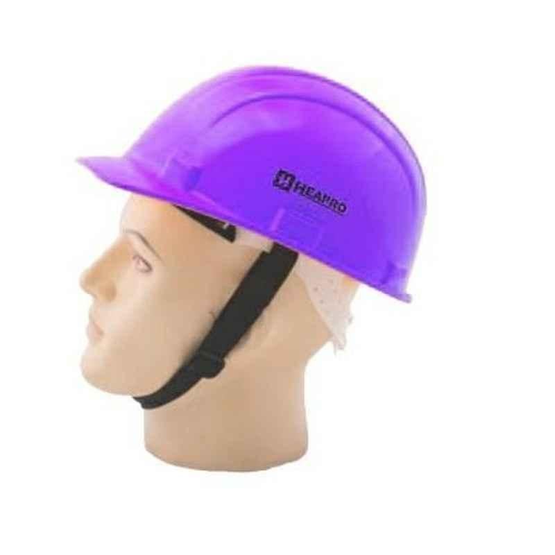 Heapro Violet Nape Type Safety Helmet, HSD-001 (Pack of 10)