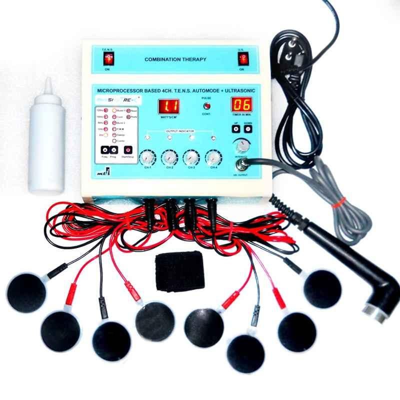 Physiotrex 4 Channel Microprocessor Ultrasonic Physiotherapy Machine for All Pain Relief