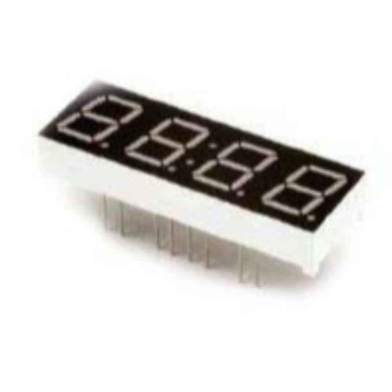 Oasistek 100 Pcs 0.39 inch Ultra Red Four Digit Display Module Set, TOF-3491