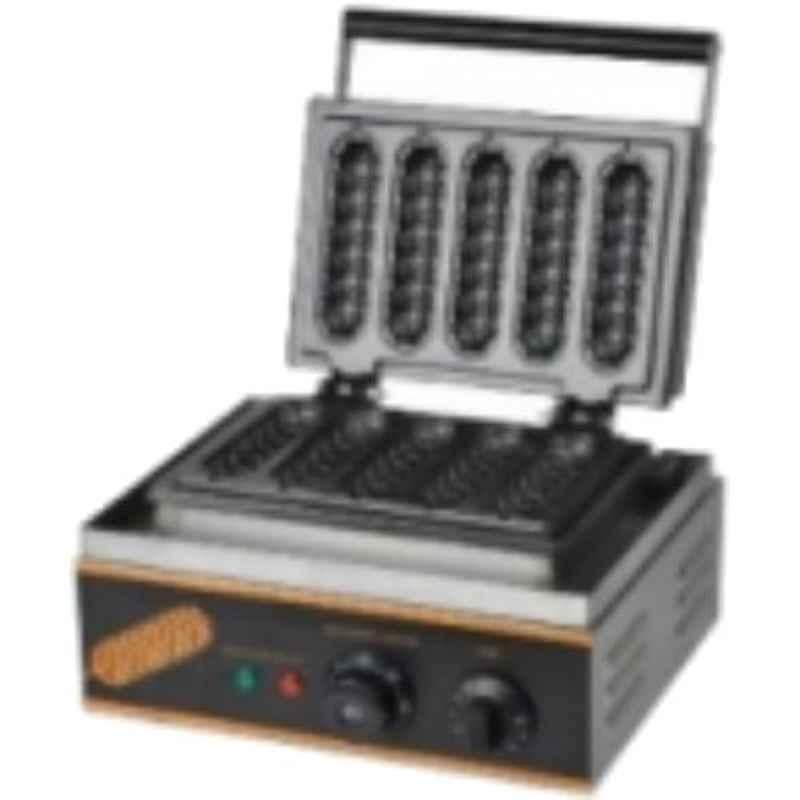 Bresco 1.55kW 5 Sticks Hot Dog Waffle Maker, WBH-100