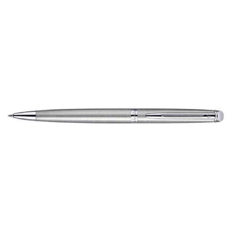 Waterman Blue Ink Hemisphere Stainless Steel CT Ball Pen