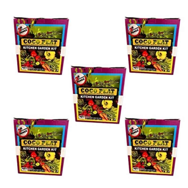 Ladwa 2kg Cocopeat Kitchen Garden Kit (Pack of 5)