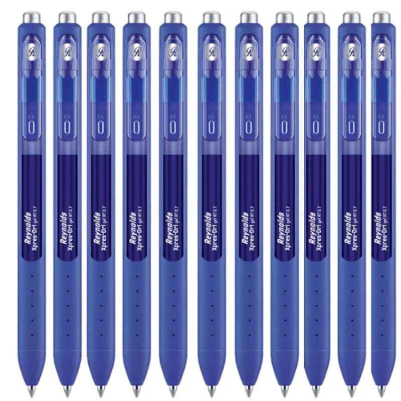 Reynolds Xpres-Dri Gel RT 0.5mm Blue Pen (Pack of 7)