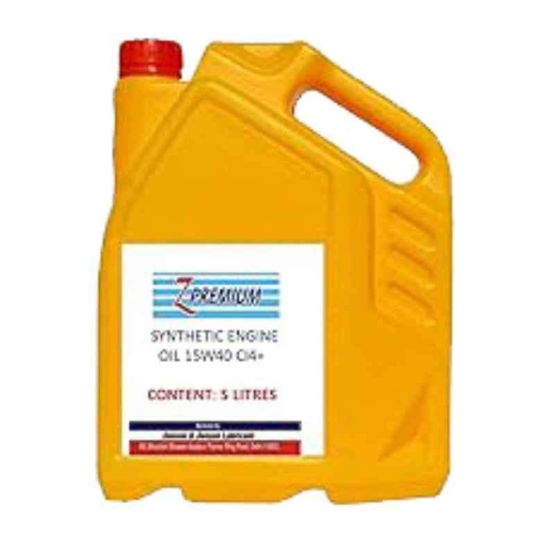 Z Premium 5 Litre 15W-40 CI4 Synthetic Engine Oil (Pack of 4)
