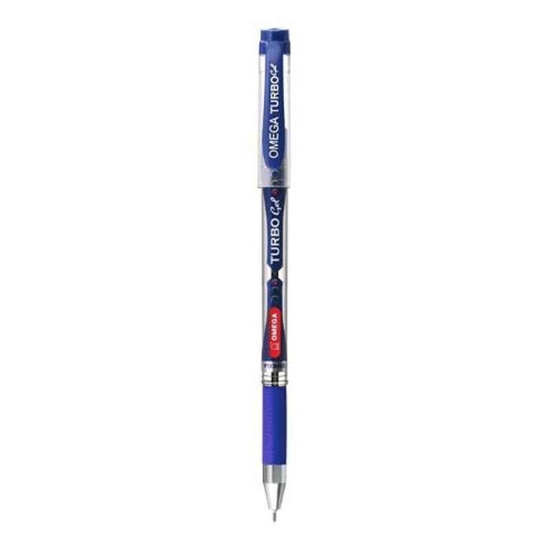 Omega Turbo 100 Pcs Blue Gel Pen Set
