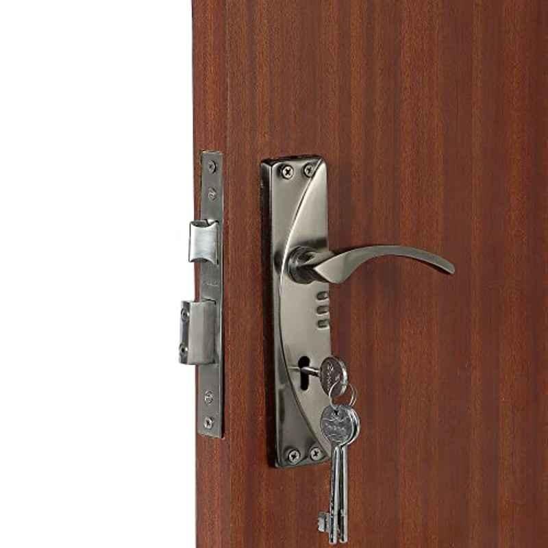 Voltizi 70mm â€ŽStainless Steel Matt Finish Mortise Door Lock Set for Main Door, CRZ025