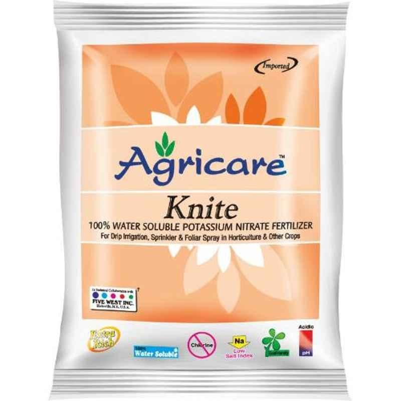 Agricare Knite 1kg White Crystalline Green House Grade Soluble NK Potassium Nitrate (13:00:45) Fertilizer