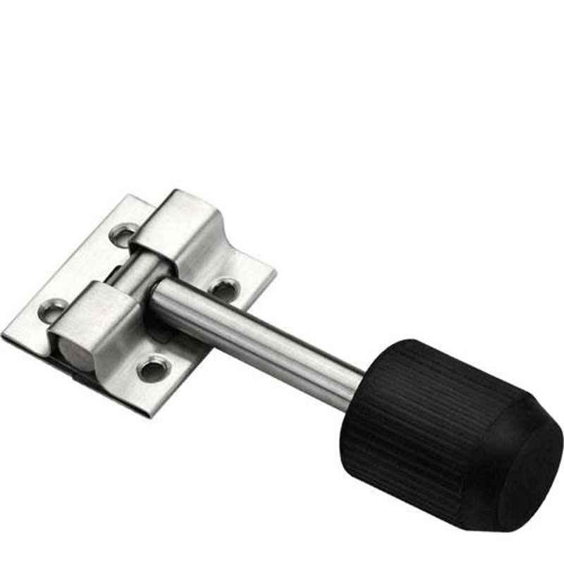 Nixnine 3 inch Stainless Steel Floor Door Stopper with Rubber Tip, SNL_A-513_1PS