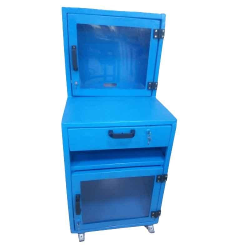 Suwas 200kg 62x60x165cm Steel Computer Trolley, SU-COMPT-004