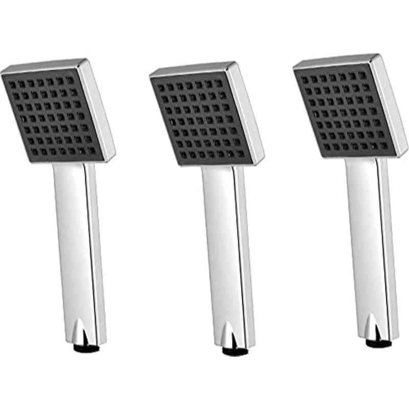 Logger Stainless Steel Multicolour Hand Shower Head (Pack of 3)