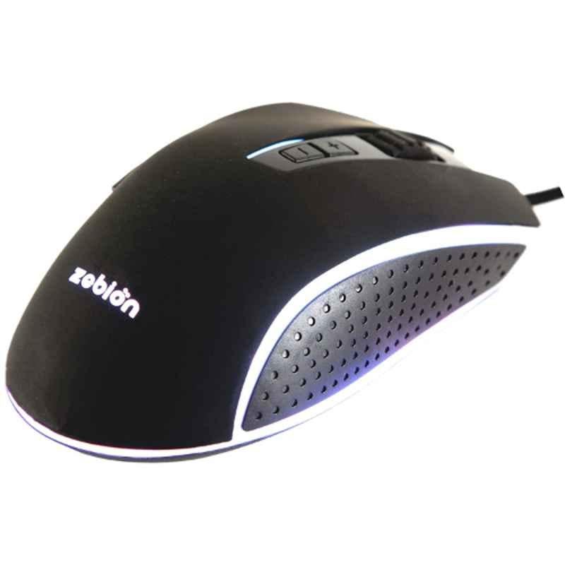 Zebion KRYPTON 1200 to 2400 dpi Wired Optical Gaming Mouse with 1 Year Warrenty