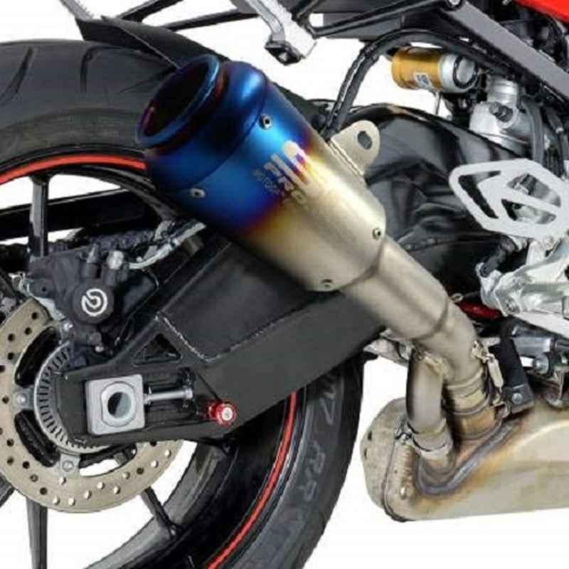 RA Accessories BIGSC Stainless Steel Bike Exhaust for Bajaj Pulsar 220 F
