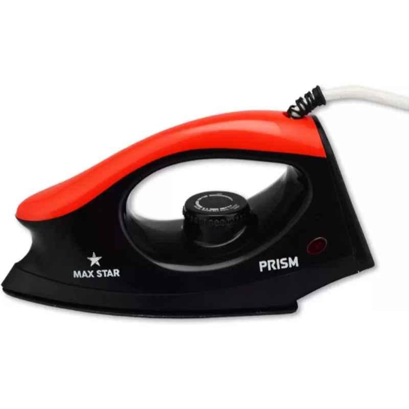 MAX STAR PRISM 1000W Red & Black Dry Iron
