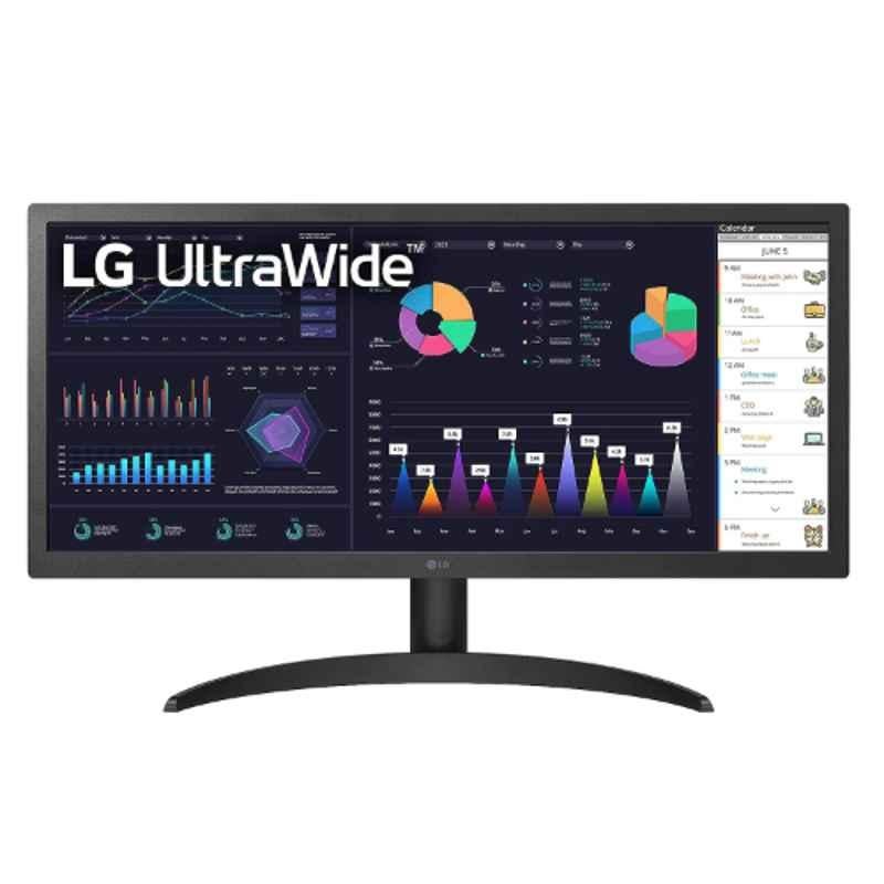 LG Ultra-Wide 26WQ500-B 26 inch Black FHD IPS Display Monitor