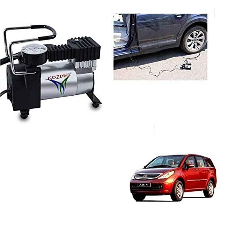 Kozdiko 12V DC Heavy Duty Metal Tyre Inflator for Tata Aria, Tyre_Inflator_D42