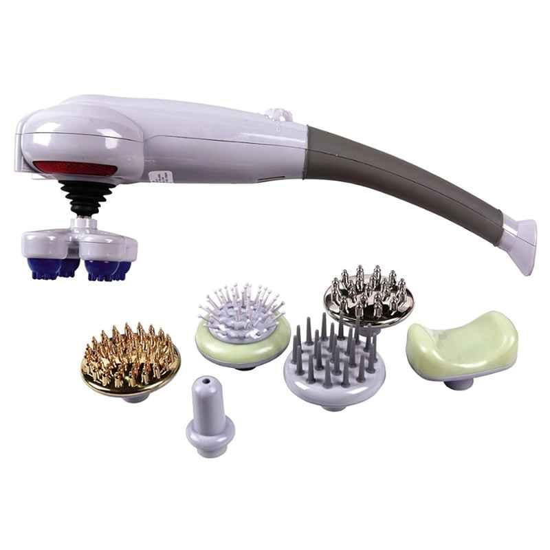 Maxtop Magic Electric Massager, 20W, with 8 Massage Heads for Full Body Massage, Corded Electric