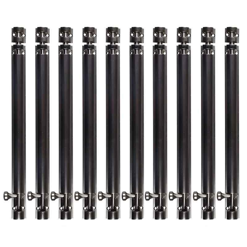 Visko 922 10 Pieces 12 Inch Tower Bolt Half Round Set, Diameter: 10 mm