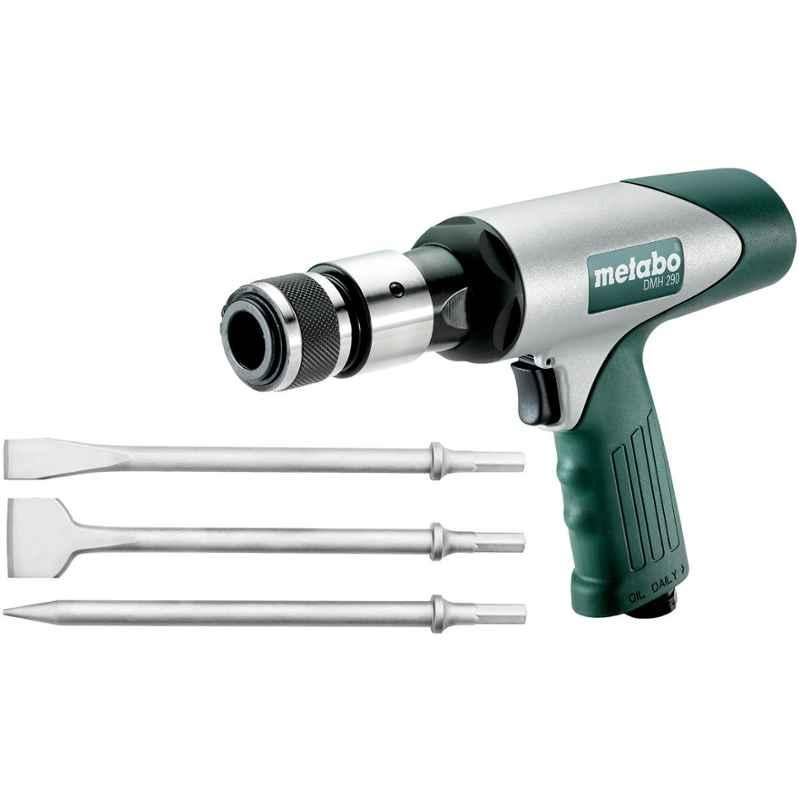 Metabo DMH 290 Air Chipping Hammer Set with Plastic Carry Case, 601561500