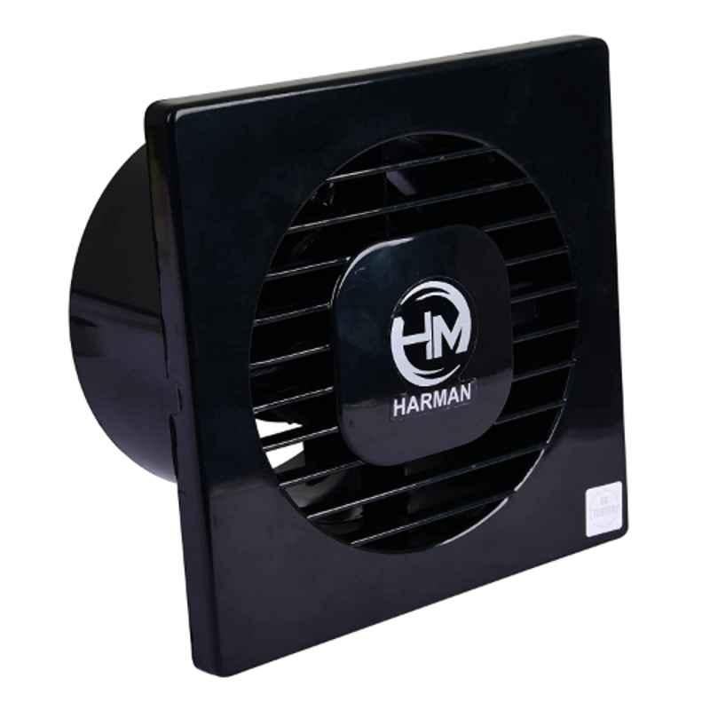 HM Euro 21W 2400rpm Black Axial Exhaust Fan, Sweep: 100 mm (Pack of 4)