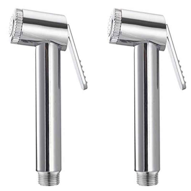 Logger Abs, Plastic Chrome Plated Health Faucet Head (Pack of 2)
