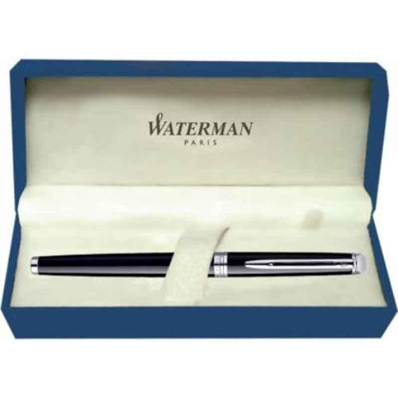 Waterman Blue Ink Hemisphere Mars Black CT Fine Nib Fountain Pen