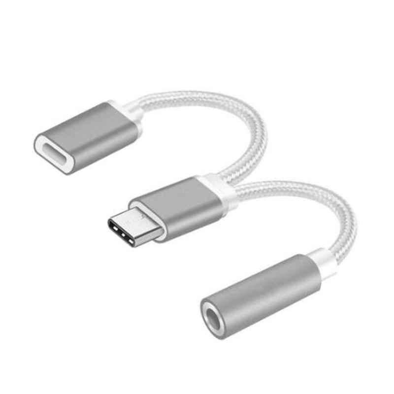 Infinizy 2 in 1 Type C Audio Charge Cable