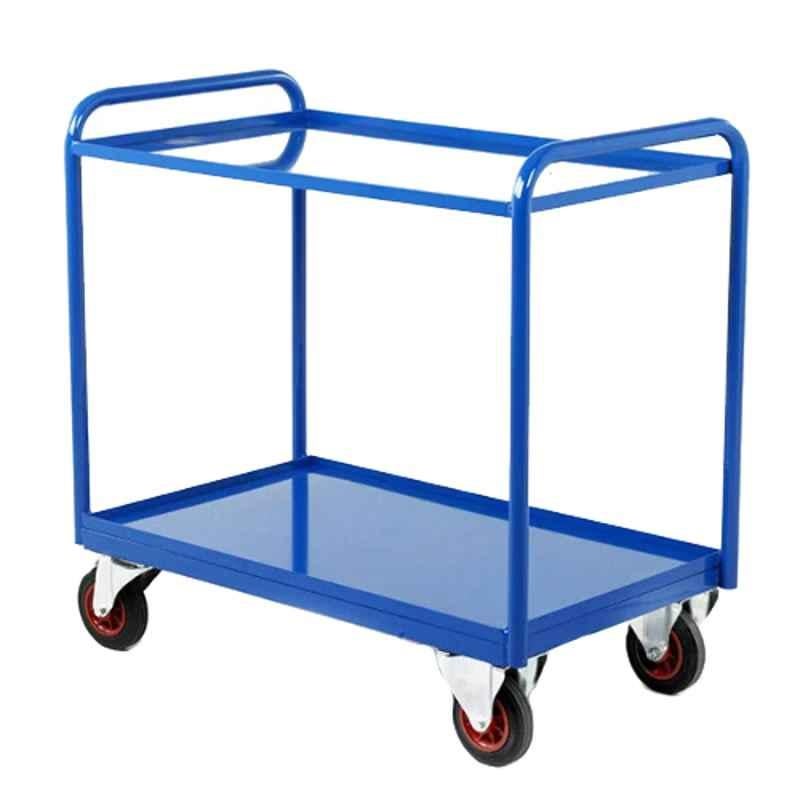 Suwas 150kg/Shelf 100x60x84cm Steel Material Handling Trolley, SU-MHT-004