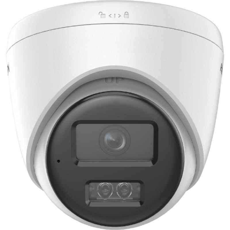 Hikvision 6MP 4mm Smart Hybrid Light Fixed Turret Network Dome Camera, DS-2CD1363G2-LIU, NVR Enabled
