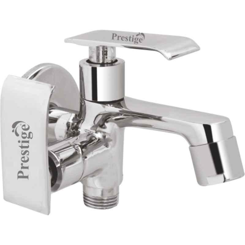 Prestige Qubix Brass Chrome Finish 2 Way Bib Cock