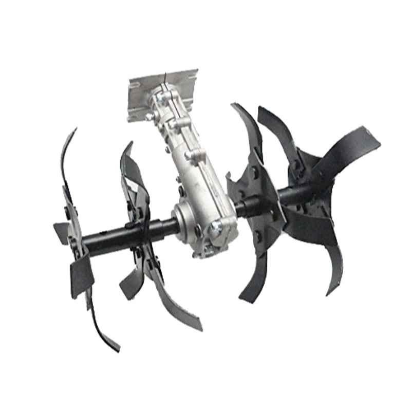 Kisan Suraksha 28mm 9 Teeth Tiller Weeder Attachment for Brush Cutter, KE-BCWT2803