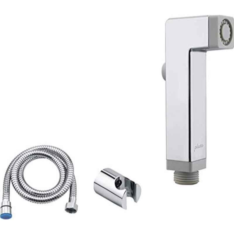 Plato 3 Pcs Niagra Health Faucet Gun with 1.5m Stainless Steel Flexible Tube Set, 7323