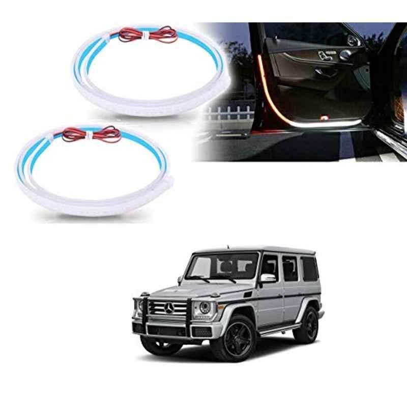 Kozdiko 2 Pcs 120cm Car Door Opening Warning LED Strips Safety Light Set for Mercedes Benz G-Class