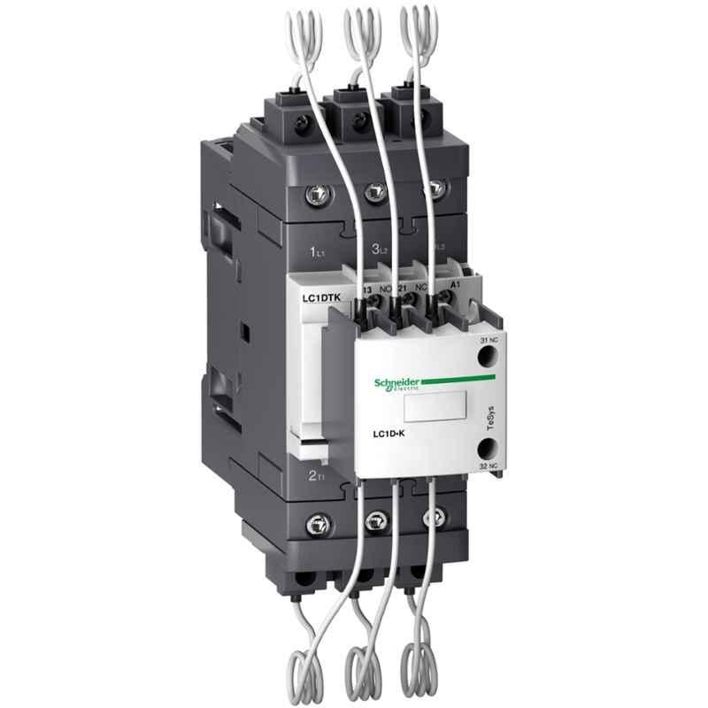 Schneider Electric TeSys 40kVAR Capacitor Duty Contactor, LC1DTKM7