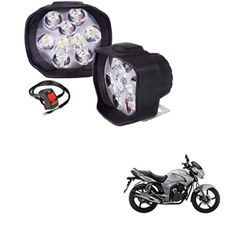 Kozdiko 2 Pcs Sheen 15W 9 LED 6000k Transformer Bumble Bee Style LED Fog Light Set for Hero Hunk, koz_81333