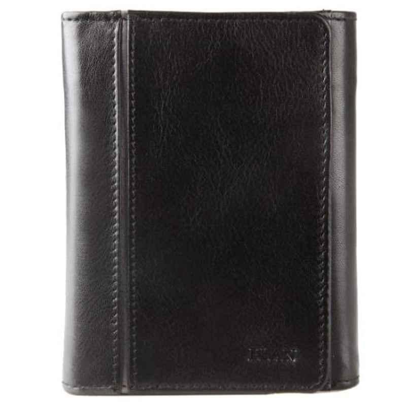 Elan Classic 7 Slot Brown Leather Trifold Wallet, ECW-9504 -BR