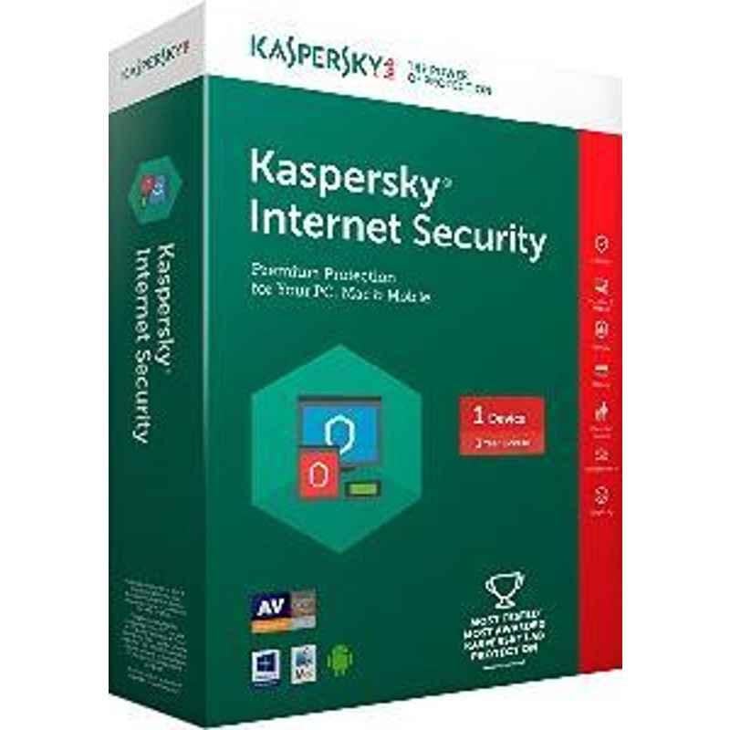 Kaspersky Internet Security 1Pc 3Years For Laptop & Desktop Software