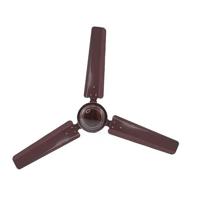 Max Speed Simply 68W Brown 3 Blade Ceiling Fan, Sweep: 1200 mm (Pack of 3)
