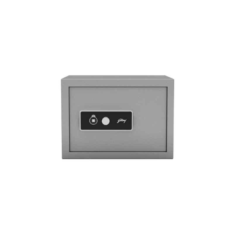 Godrej Forte Pro 20L Alloy Steel Light Grey Safe Locker with Mechanical Key Lock