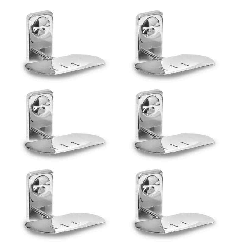 Abyss ABDY-0770 Glossy Finish Stainless Steel Soap Dish (Pack of 6)