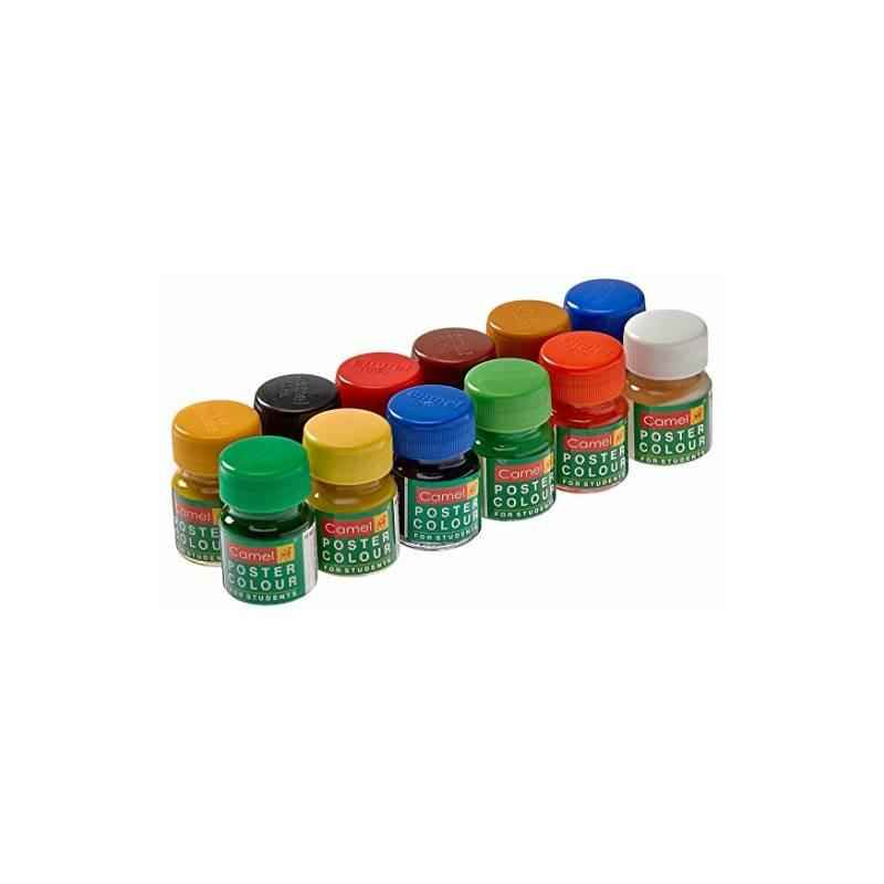 Camlin 10ml 12 Shade Student Poster Color, 3806518