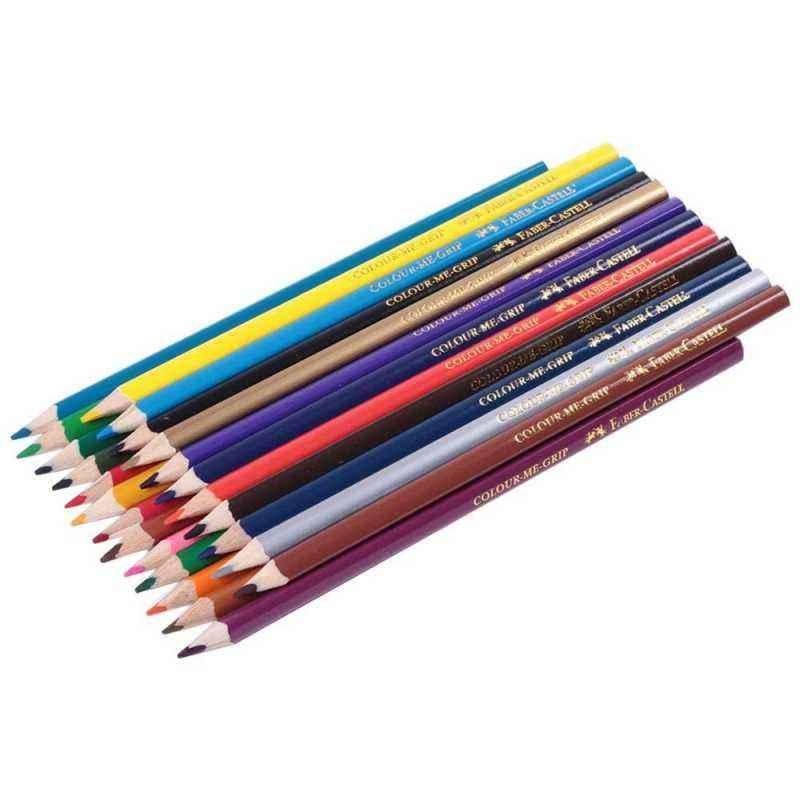 Faber-Castell Triangular Colour Pencils, 118024 (Pack of 5)