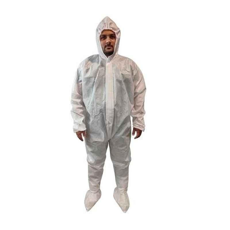 Indigo Exim PPE-1 Laminated Non-Woven Fabric PPE Coverall Suit