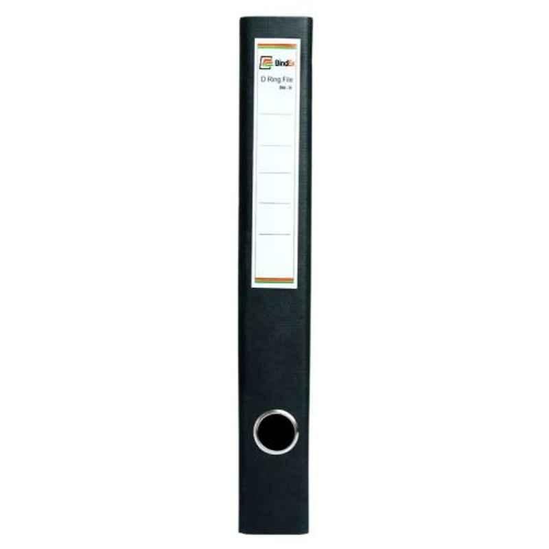 Bindex Black Laminated Office Box Cobra File, BNX80H1-Black-L (Pack of 4)