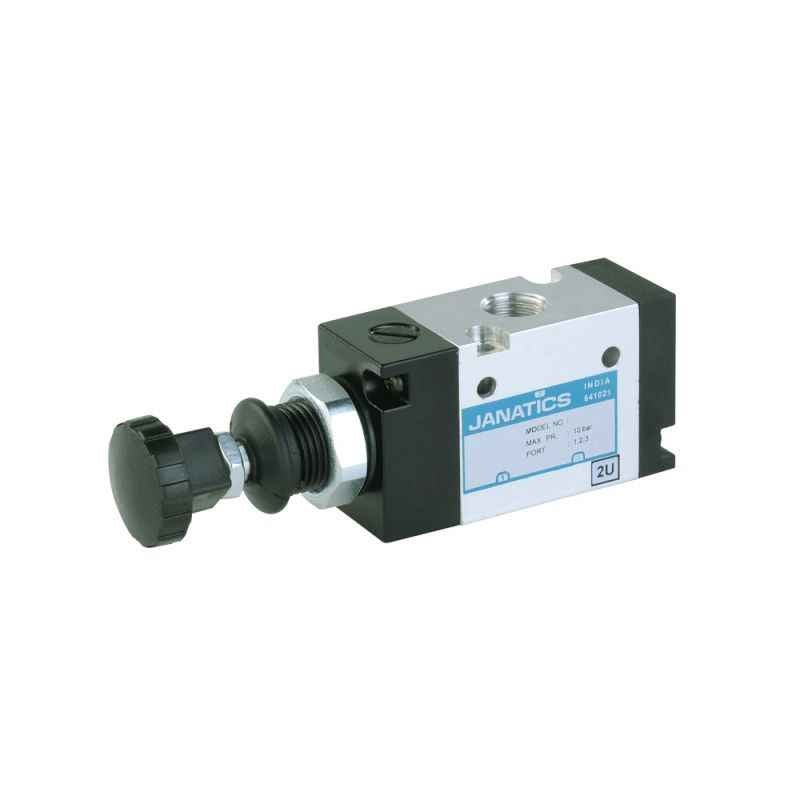 Janatics 3/2 Type G1/8 Push Pull Detent Valve, DS244PD60