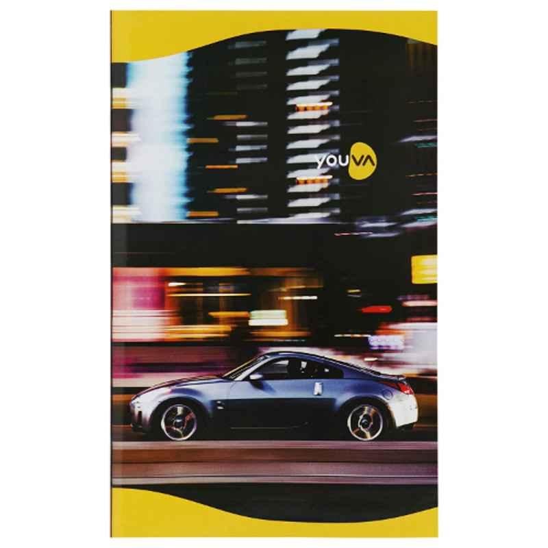 Navneet Youva Regular Size 228 Pages Assorted Design Soft Bound Single Line Long Notebook, 22504 (Pack of 6)