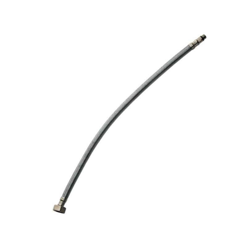 Jaquar 450mm Chrome Plated Braided Hose Pipe with M10X1 Nut, ALD-803AB