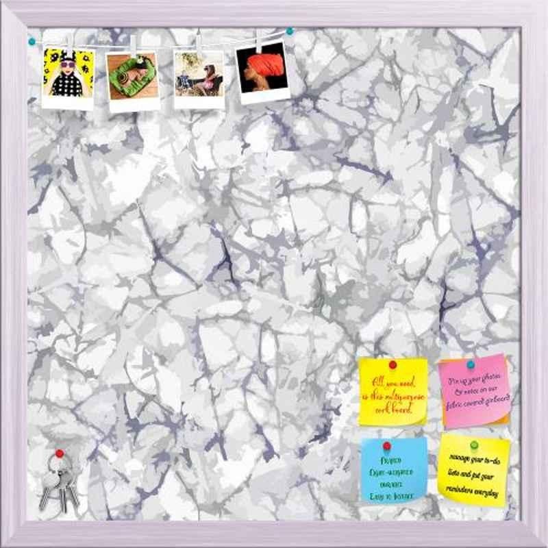 ArtzFolio 50.8x50.8x1cm White Printed Bulletin Notice Pin Soft Board, AZSAO40918550BLB_FR_L_03_WH