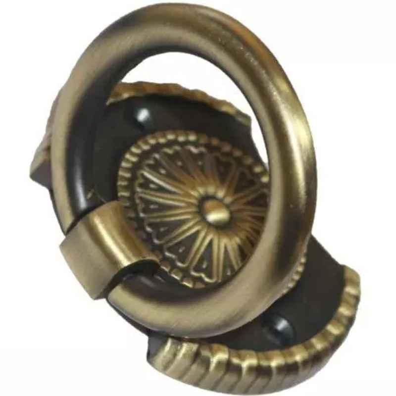 RiseOm SV-79LY-GM9K 72mm Zinc Alloy Polished Finish Cabinet Door Puller Kadi (Pack of 2)