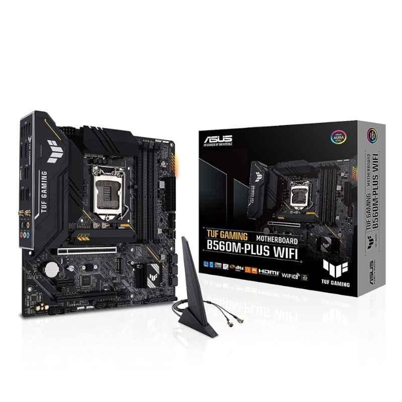 Asus B560M-Plus LGA1200 DDR4 Wi-Fi Micro-ATX TUF Gaming Motherboard